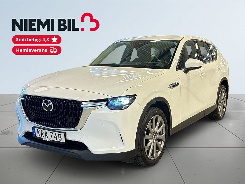 Mazda CX-60 PHEV AWD MOMS/Kamera/Navi/SoV-Däck/Värmare/Rattvärme