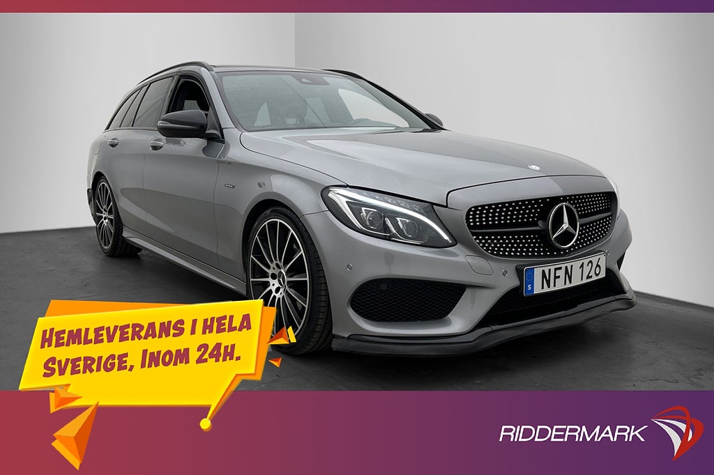 Mercedes-Benz C 450 T 4M 367hk AMG Pano Burmester Kamera