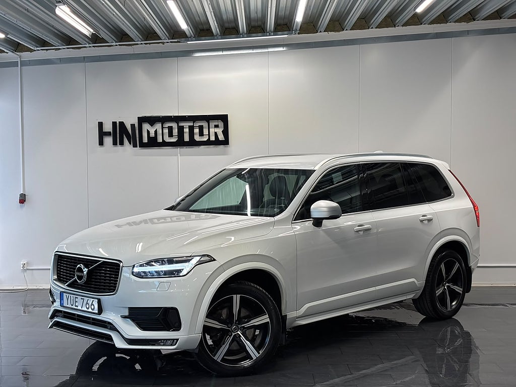 Volvo XC90 D5 AWD Geartronic R-Design |7Sits|BLIS|BKam|DRAG|NyServ