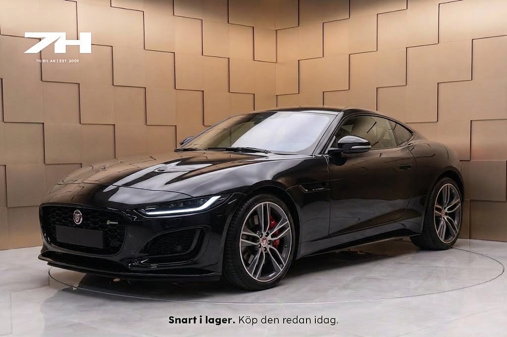 Jaguar F-Type 5.0 V8 R-Dynamic Black Pack Meridian Ventiler. Stolar  
