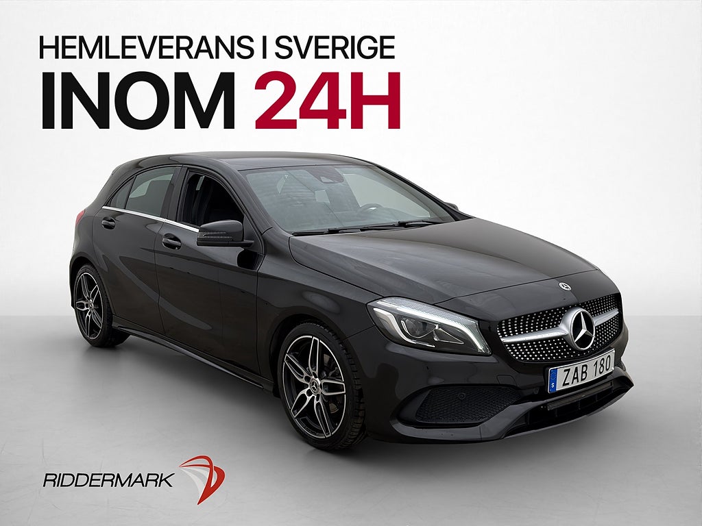 Mercedes-Benz A180 Style Line Kamera Halvskinn Nyservad