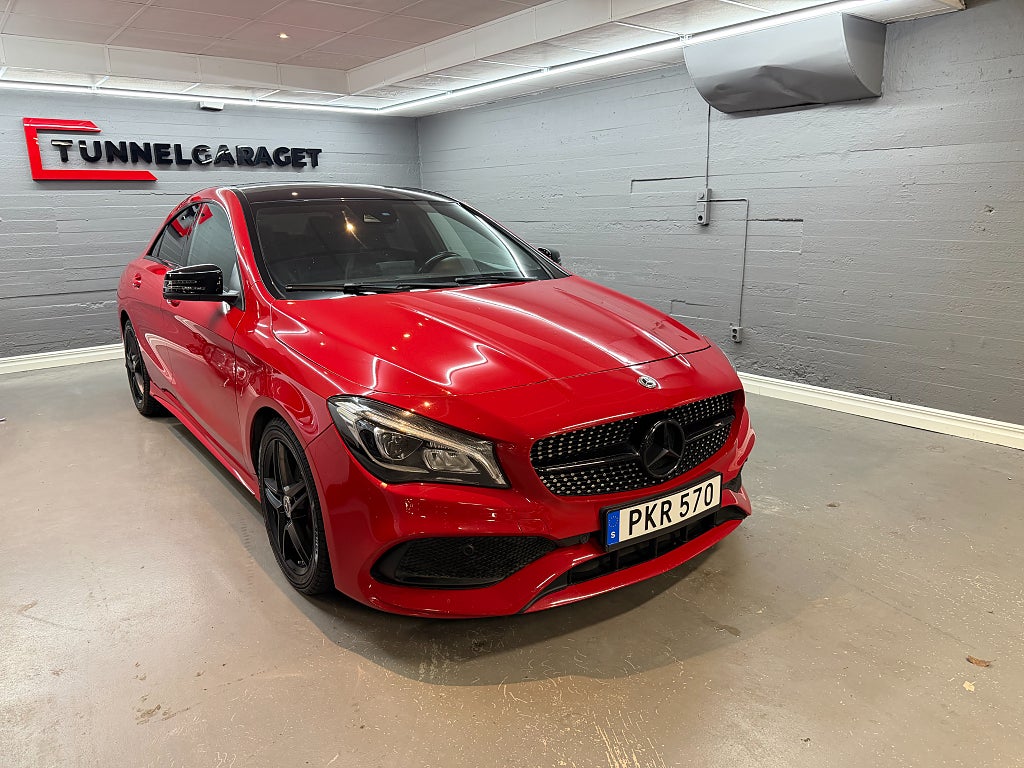 Mercedes-Benz CLA200 200 7G-DCT AMG  Pano B-kam Night pkt Nybesiktiad