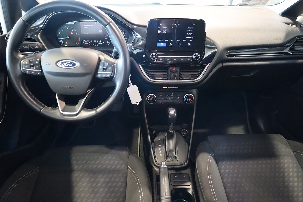 Ford Fiesta 1,0 Titanium 100HK Aut Drag Adaptiv Farthållare 2018