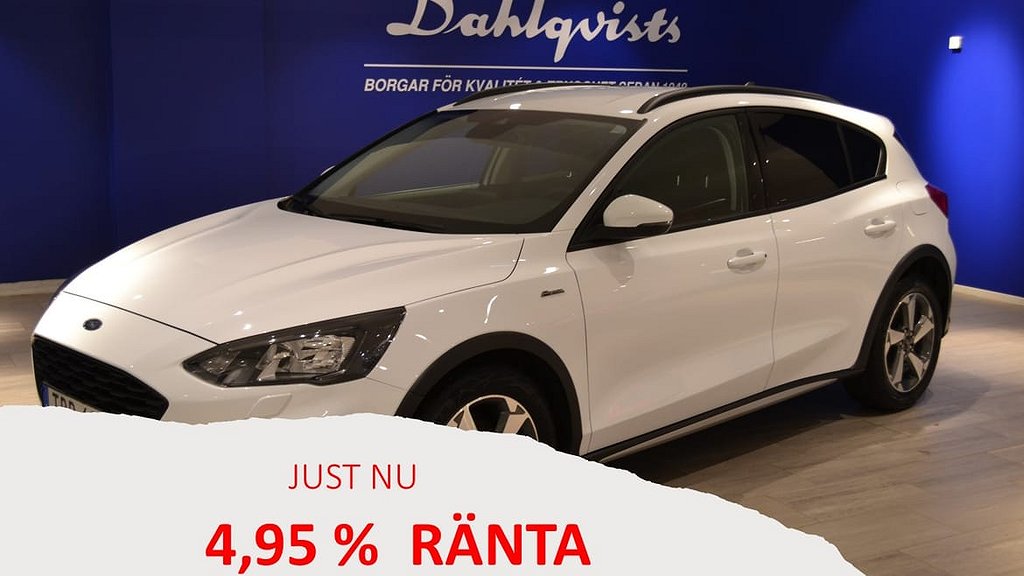 Ford Focus Active (NU 4,95 % RÄNTA) 1,0T Active 125hk Backkamera V-hjul