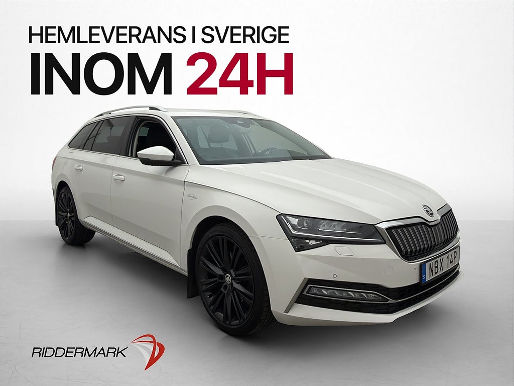 Skoda Superb iV Plugin L&K Cockpit Canton Värm 360° Drag