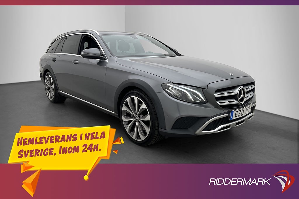 Mercedes-Benz E 220 d 4M All-Terrain Värmare Pano Wide Drag