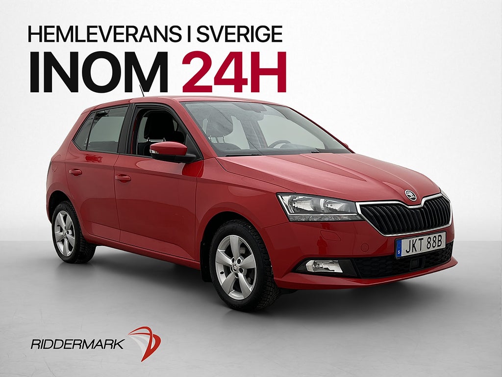 Skoda Fabia 1.0 TSI Style 95hk Apple CarPlay Sensorer MOMS