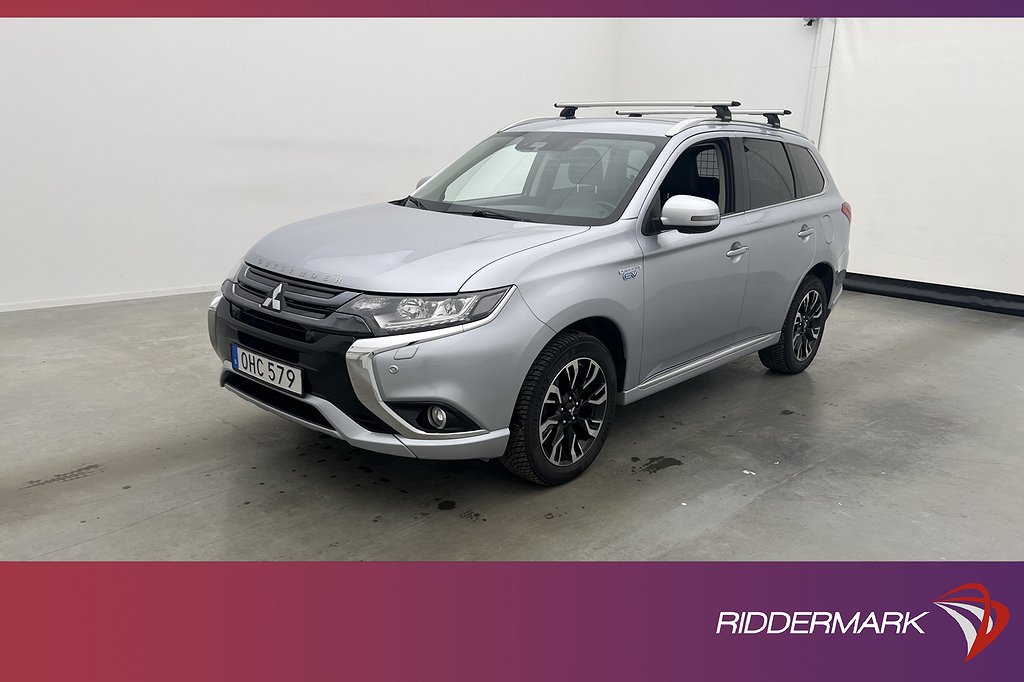 Mitsubishi Outlander PHEV AWD 203hk Comfort Kamera Halvskinn