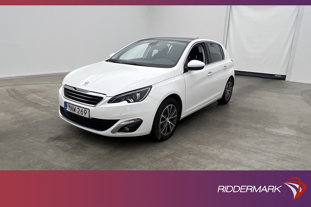 Peugeot 308 1.6 e-HDi 115hk Allure Pano Kamera Navi En-bruk