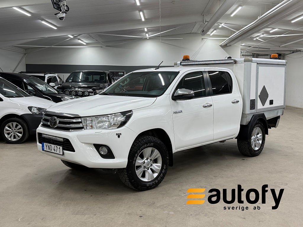 Toyota Hilux Dubbelhytt 2.4 AWD ADR SKÅP DIFFSPÄRR MOMS 