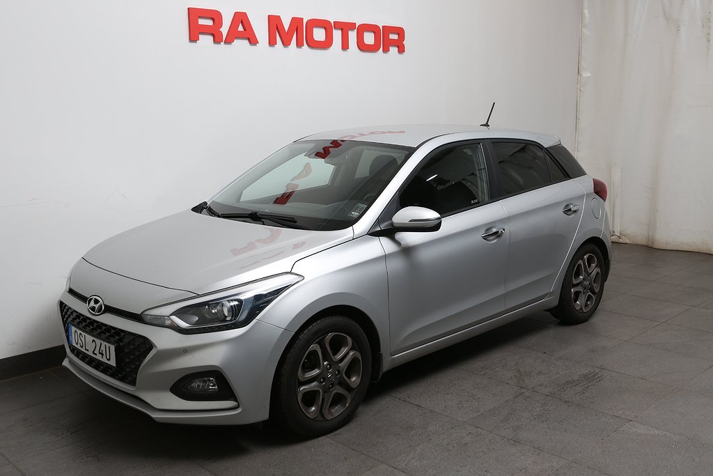 Hyundai i20 1,2 84hk Premium Keyless CarPlay Kamera 2019