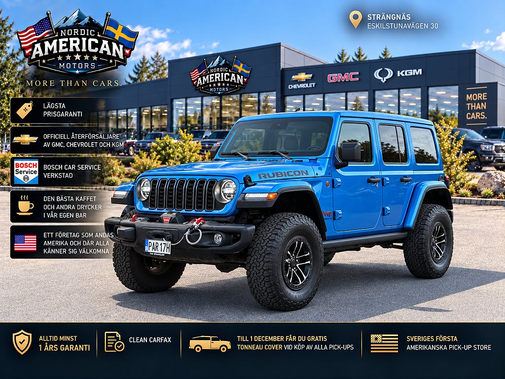 Jeep Wrangler 3.6 V6 4WD Rubicon Xtreme Unlimited -Dragkrok - Sky-one