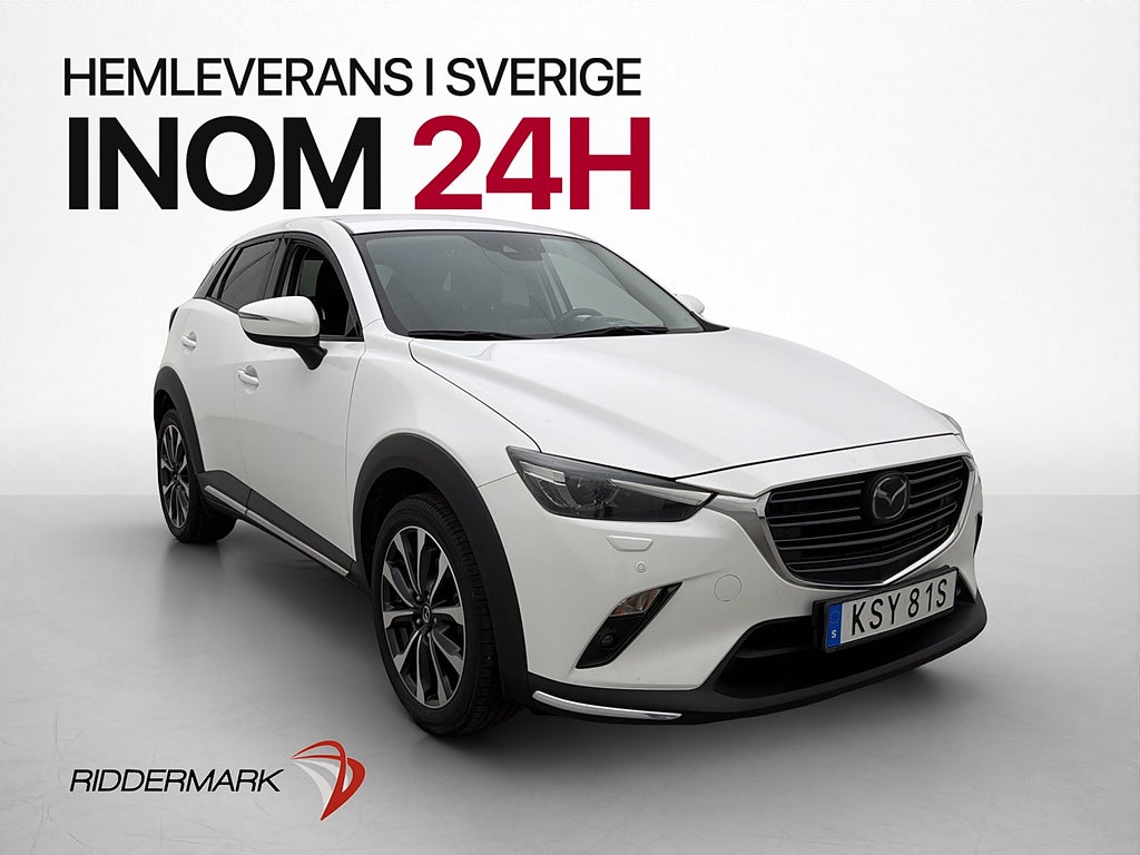 Mazda CX-3 2.0 121hk BOSE HUD Kamera Adaptiv-Fart Navi