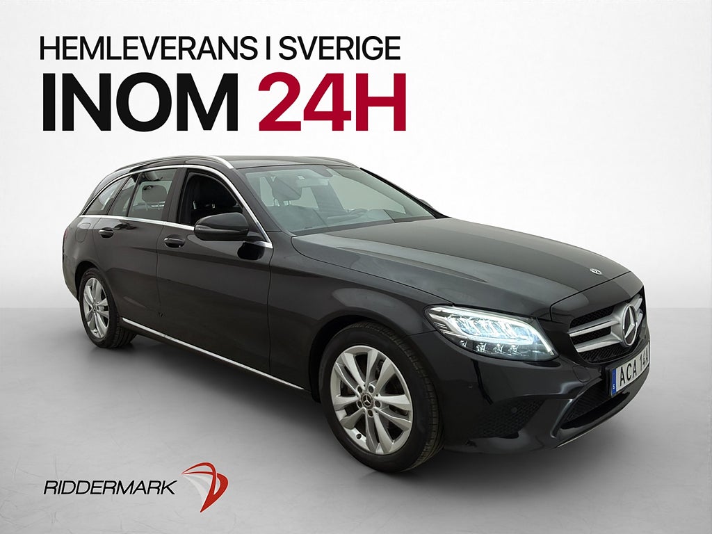 Mercedes-Benz C 200 Navi 160hk Förbr 0.45 l/mil Kamera Euro6