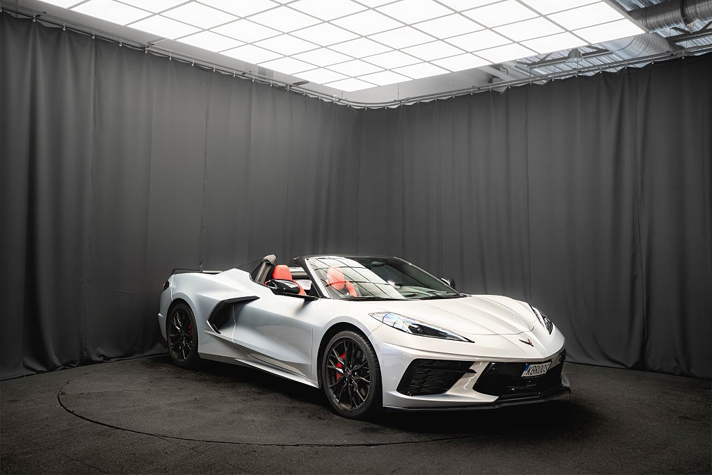 Chevrolet Corvette Stingray Cab 3LT Z51 KOLFIBER HUD BOSE MOMS 1-ÄGARE