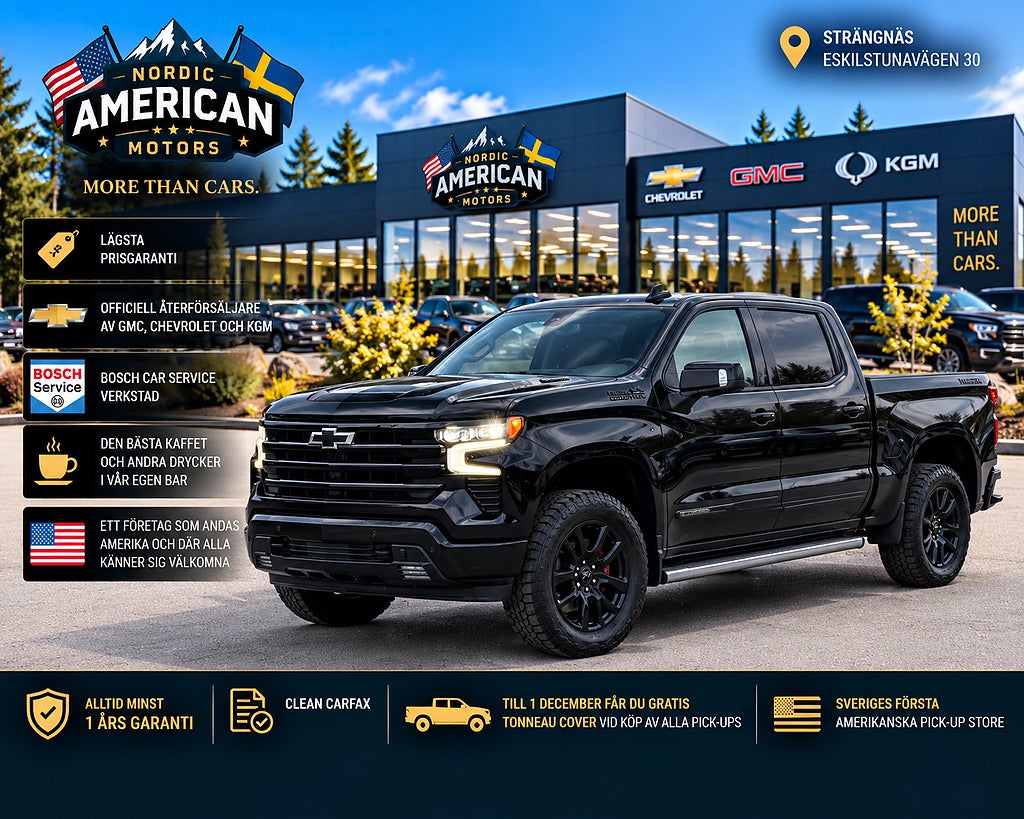 Chevrolet Silverado 1500 High Country 3.0 Duramax I LAGER - Låg Skatt - Pano
