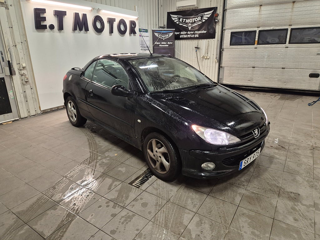 Peugeot 206 Cab 2.0 Euro 3 välvårdad