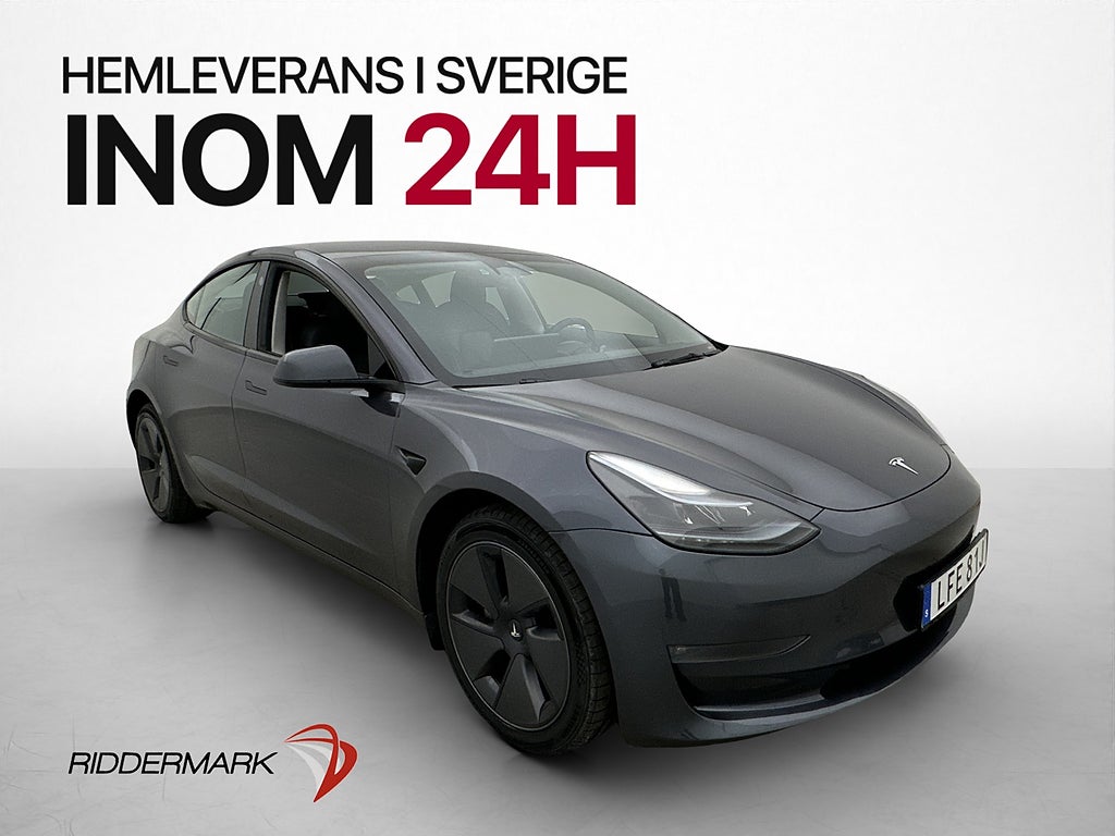 Tesla Model 3 Long Range AWD Värmepump Autopilot Pano