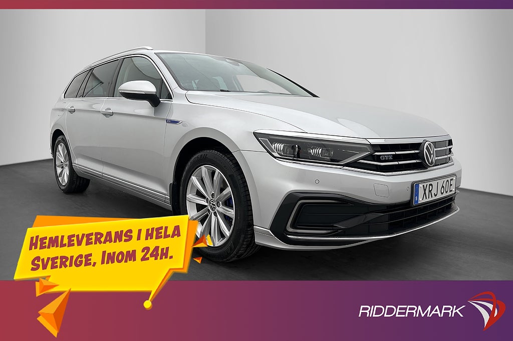 Volkswagen Passat GTE 1.4 TSI 218hk Kamera Drag CarPlay Navi