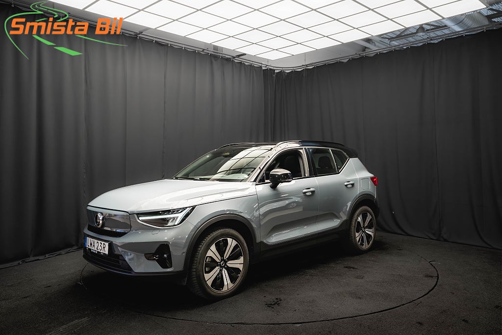 Volvo XC40 Recharge ULTIMATE PANO DRAG 360° H/K 1-ÄGARE MOMS 231hk