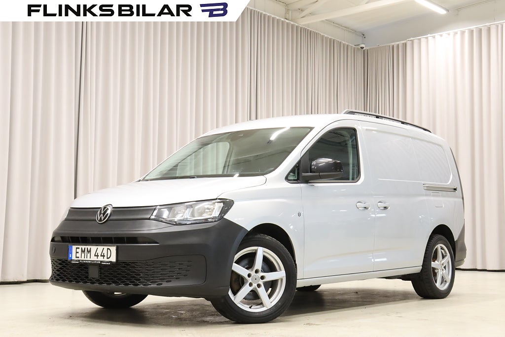 Volkswagen Caddy Maxi 4M 122HK Dubbeldörr Backkamera Momsbil