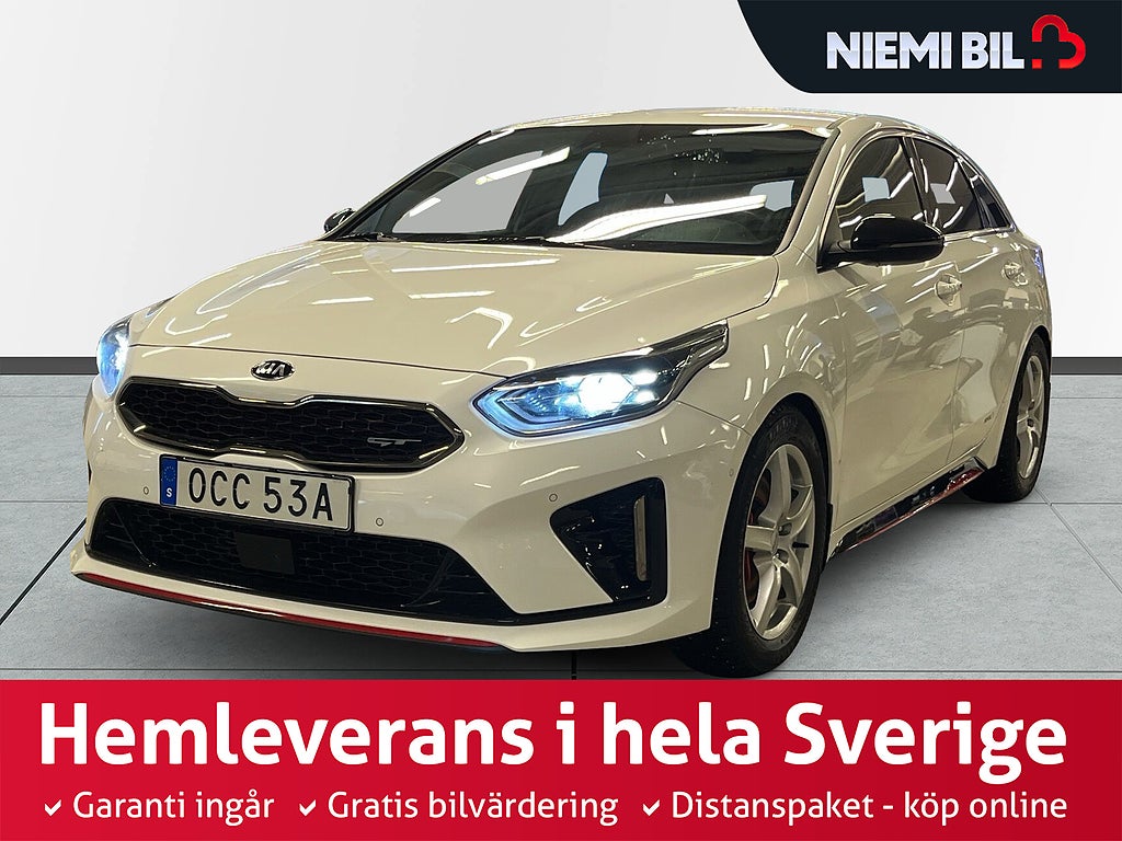 Kia ProCee'd GT 1.6 GT-Line 204hk Kamera/Rattvärme/SoV-däck/JBL-Ljud