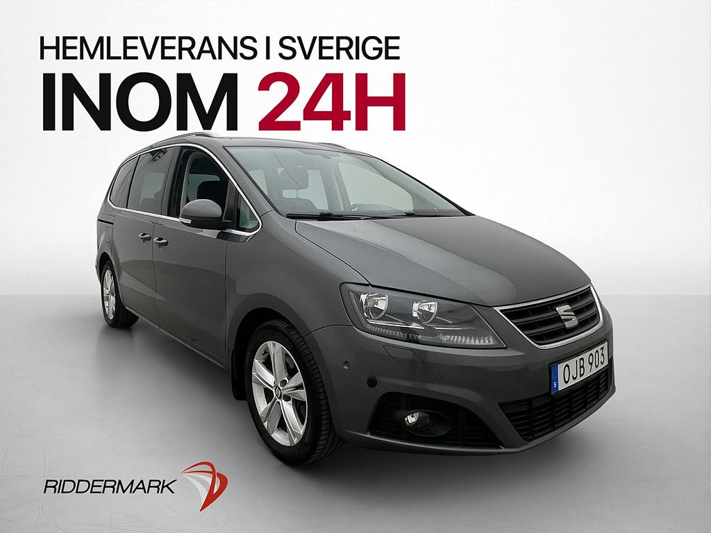 Seat Alhambra 2.0 TDI 4D 184hk 7 Sits Värmare Drag CarPlay