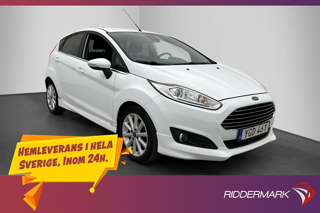 Ford Fiesta 1.0 EcoBoost 100hk Titanium 0.46 l/mil PDC