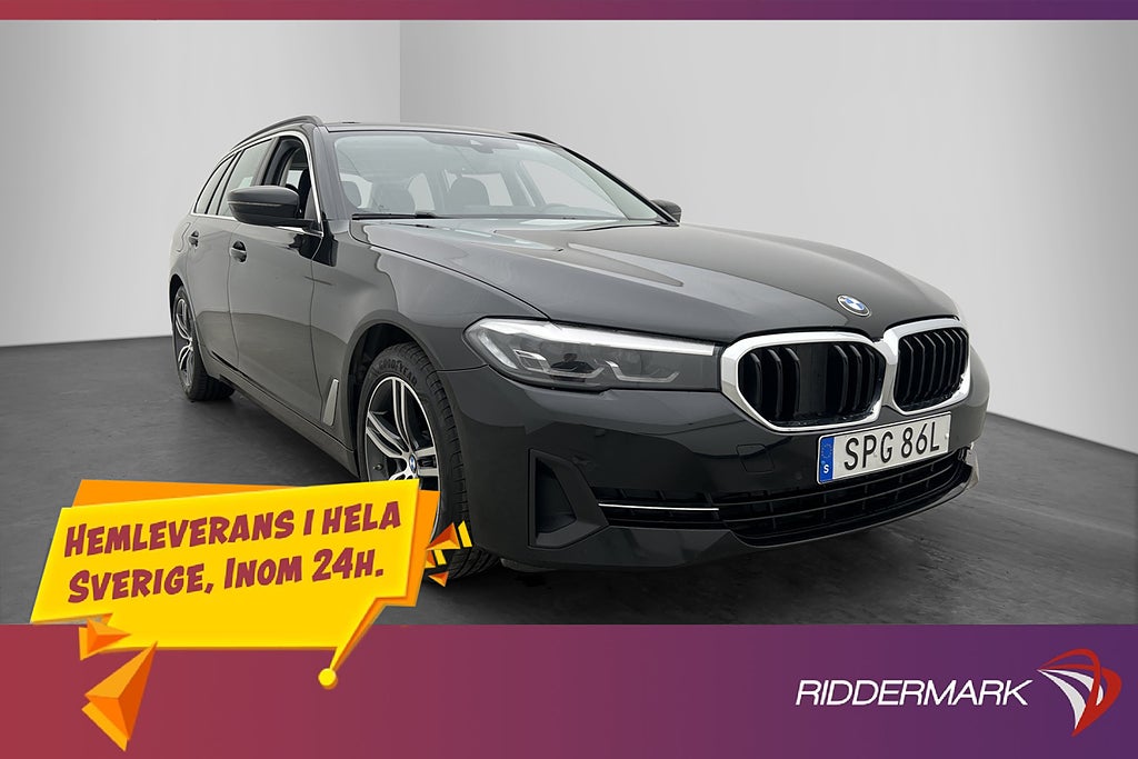 BMW 520 D 190hk xDrive Cockpit Värmare Drag MOMS 1-Brukare