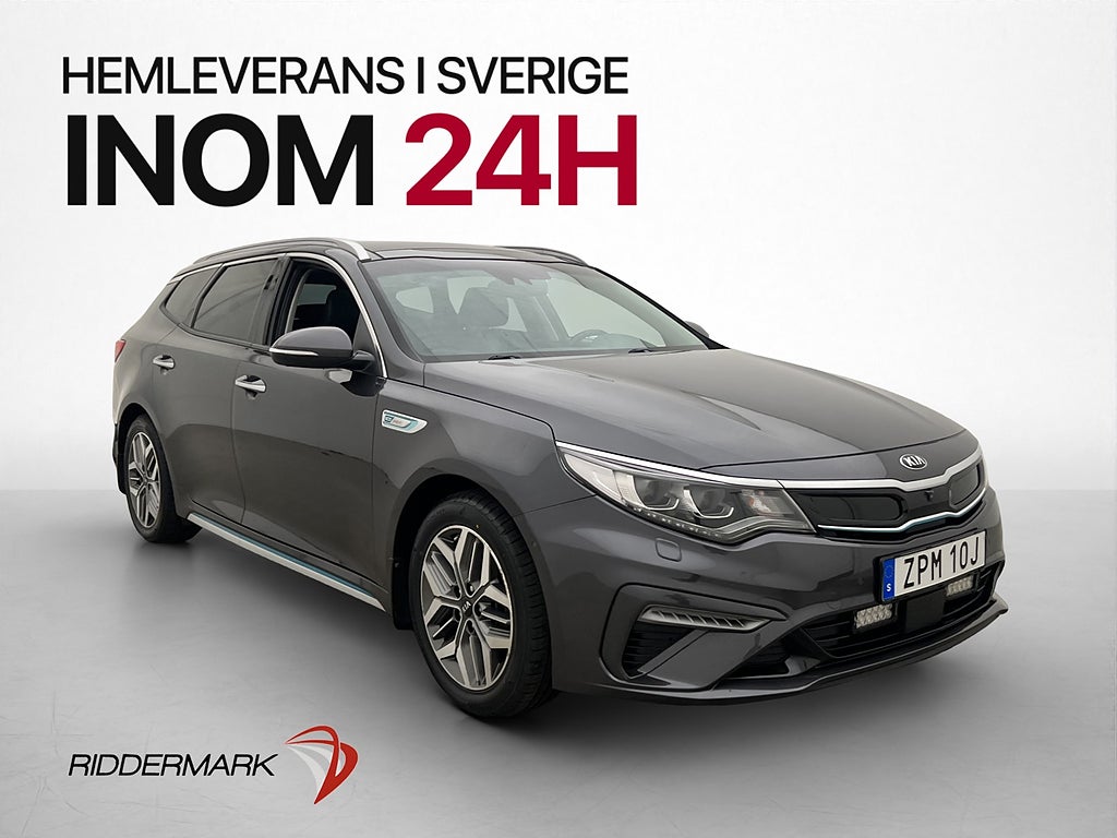 Kia Optima SW Plug-in Hybrid 205hk MOMS Advanc+ Pano 360°-K