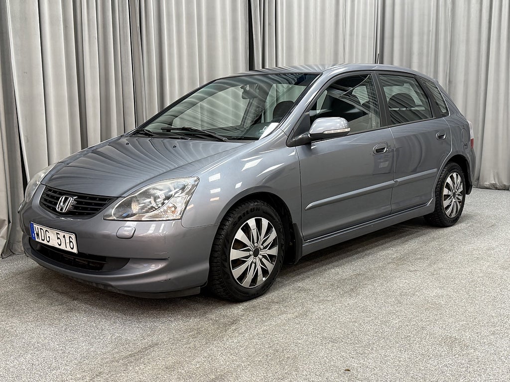 Honda Civic 1,6 110HK 5-D Välservad/Kamrem Bytt/Besiktigad
