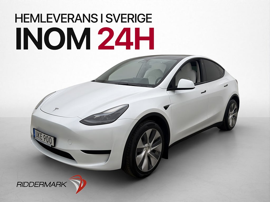 Tesla Model Y Standard Range Ljus interiör MOMS Svensksåld