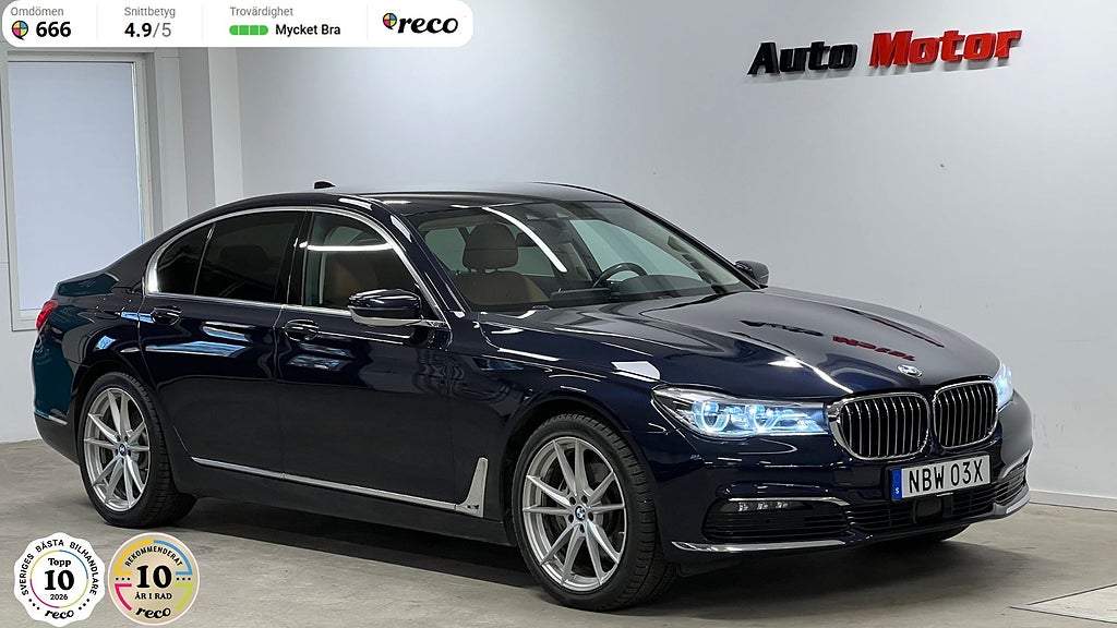 BMW 730 d xDrive Softclose/Läder/Navi 265hk