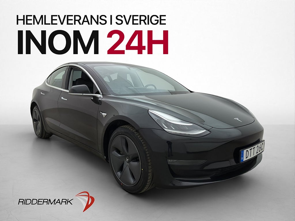 Tesla Model 3 Long Range RWD 287hk Pano AP Sv-Såld