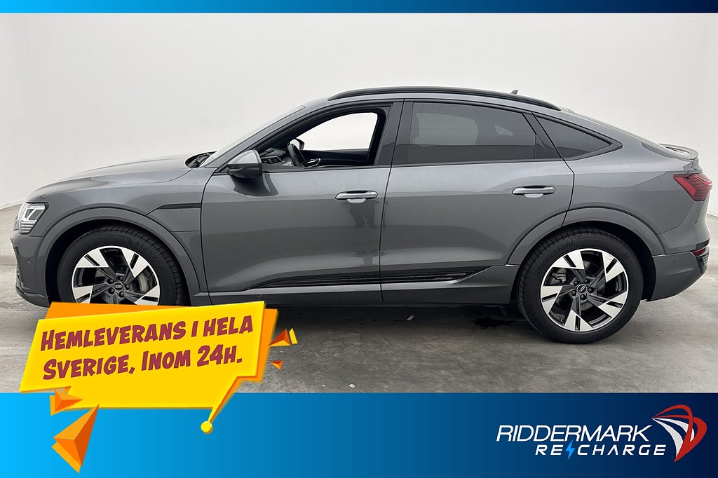 Audi Q8 E-tron S-Line Pano Luftfjädr HUD Drag