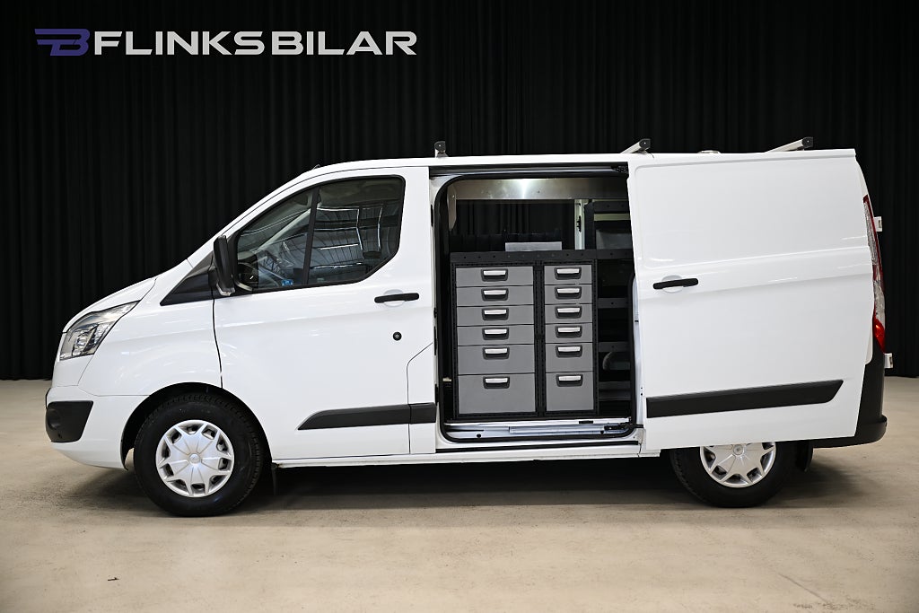 Ford transit Custom 125HK Servicebil|Inredd|Dubbeldörr|Moms|SeUtr!!