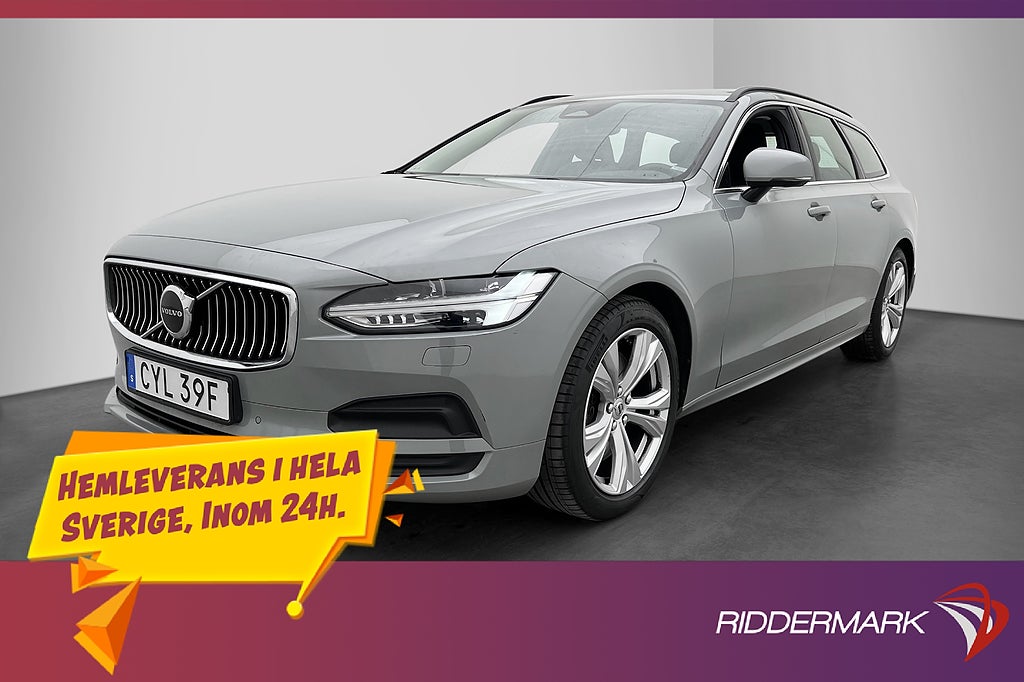 Volvo V90 B4 Core Bright Värmare Kamera Skinn Elstolar Drag