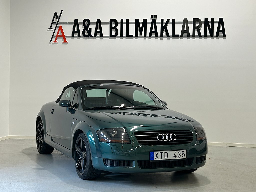 Audi TT Roadster 1.8 T Manuell Skinn Lågmil Bose 