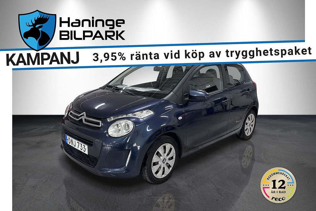 Citroën C1 5-DR 1.2 VTi / NYBYTT KAMREM/SUPERDEAL 3,95%/AUX