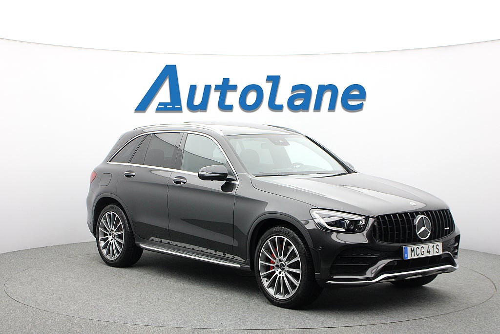 Mercedes-Benz GLC 220 d 4M AMG, Pano, 360°, Burmester®, Dragkrok 194hk