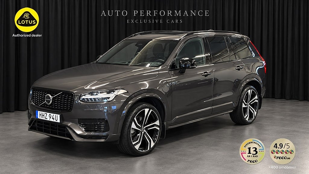 Volvo XC90 T8 Recharge Ultimate Dark 7-sits AWD / Hemleverans /