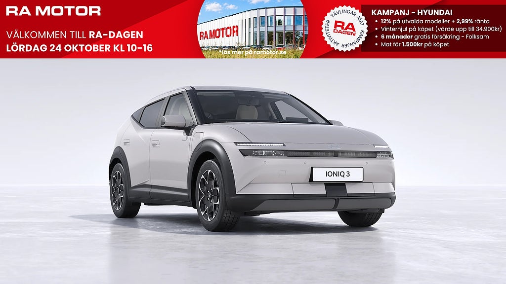 Hyundai Ioniq 3 Long Range - Trend *Räntekampanj 2,99% 2027