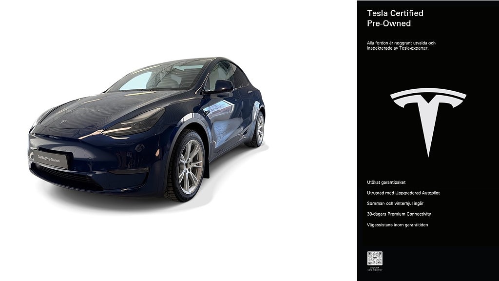 Tesla Model Y Long Range AWD Certified Pre-Owned 3,84% ränta