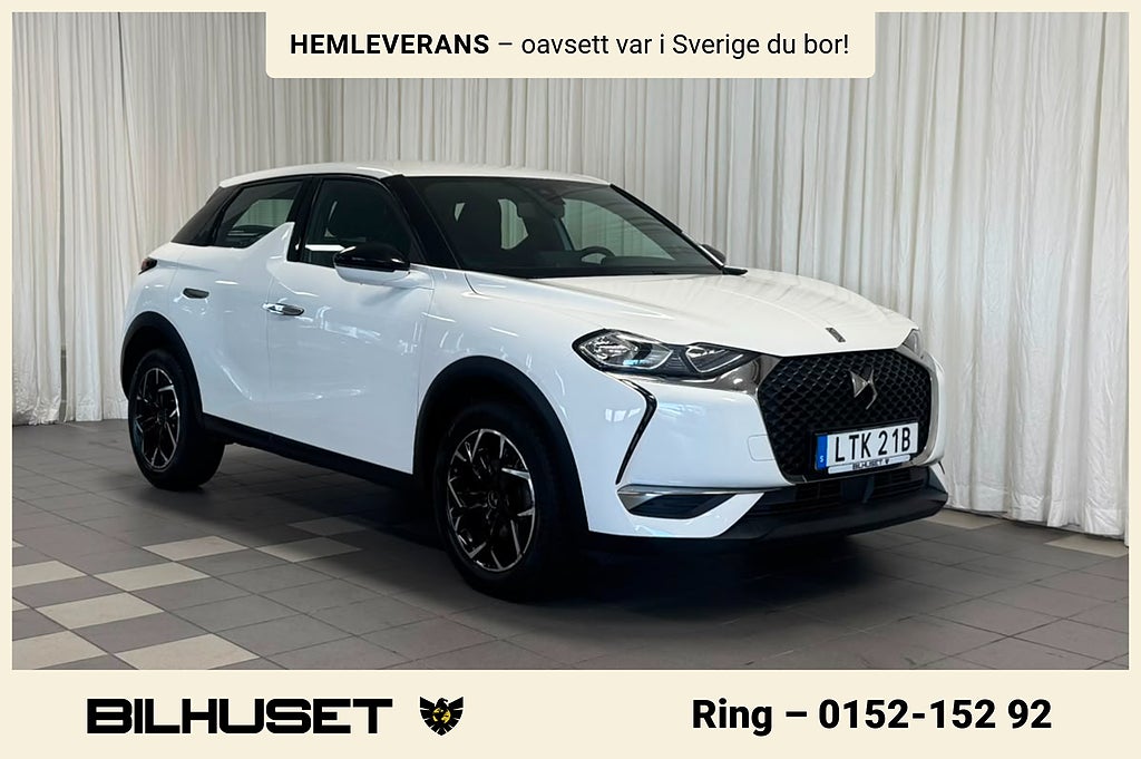 DS 3 Crossback 1.2 PureTech B-Sensorer CARPLAY