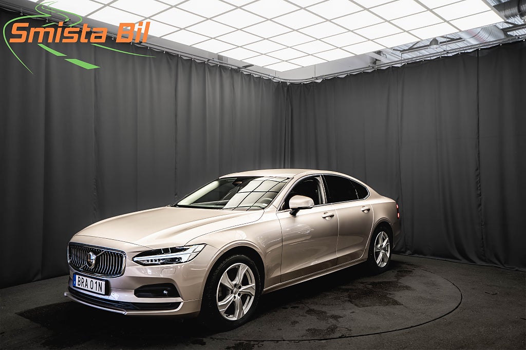 Volvo S90 B4 KOMFORTSTOLAR LÄDER KAMERA B-VÄRM MINNE GOOGLE MOMS