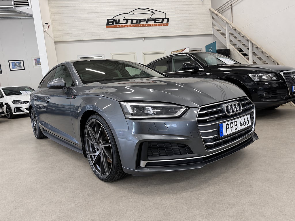 Audi A5 2.0 TFSI Quattro 252 hk S Line / Cockpit / P-sensor