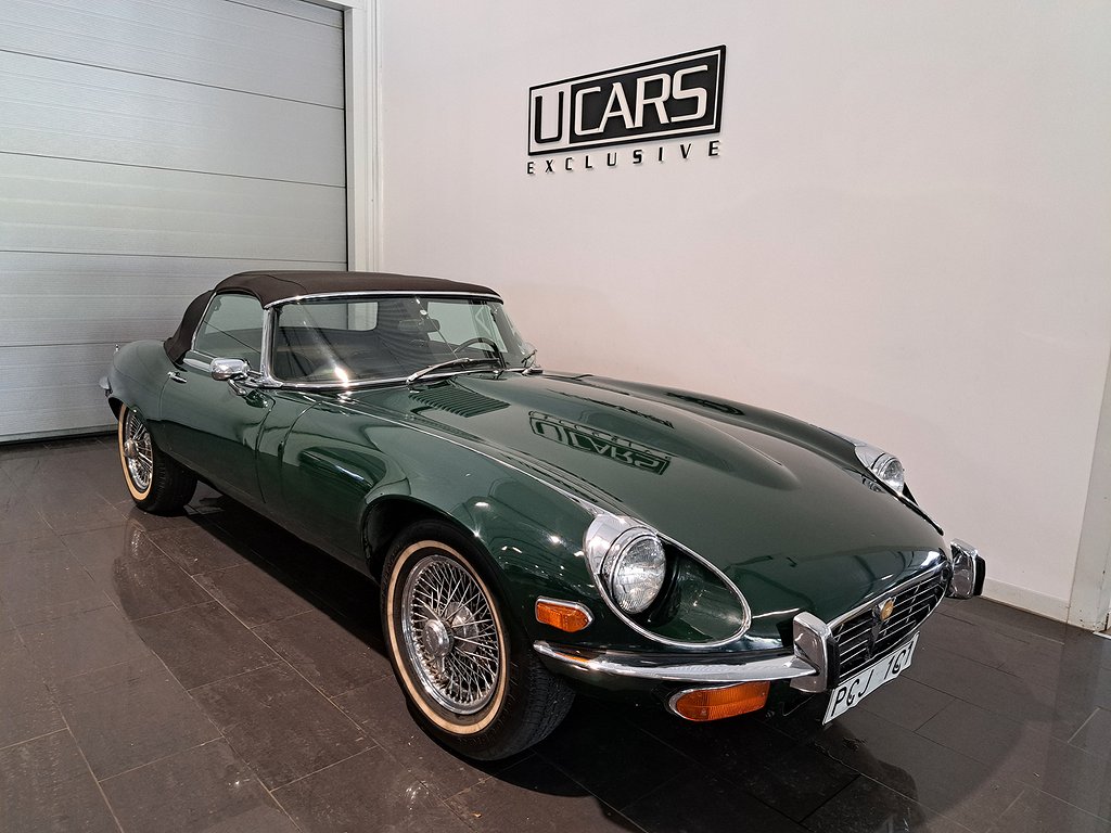 Jaguar E-Type Roadster 5.3 V12 Man / 276HK / En ägare 34 år