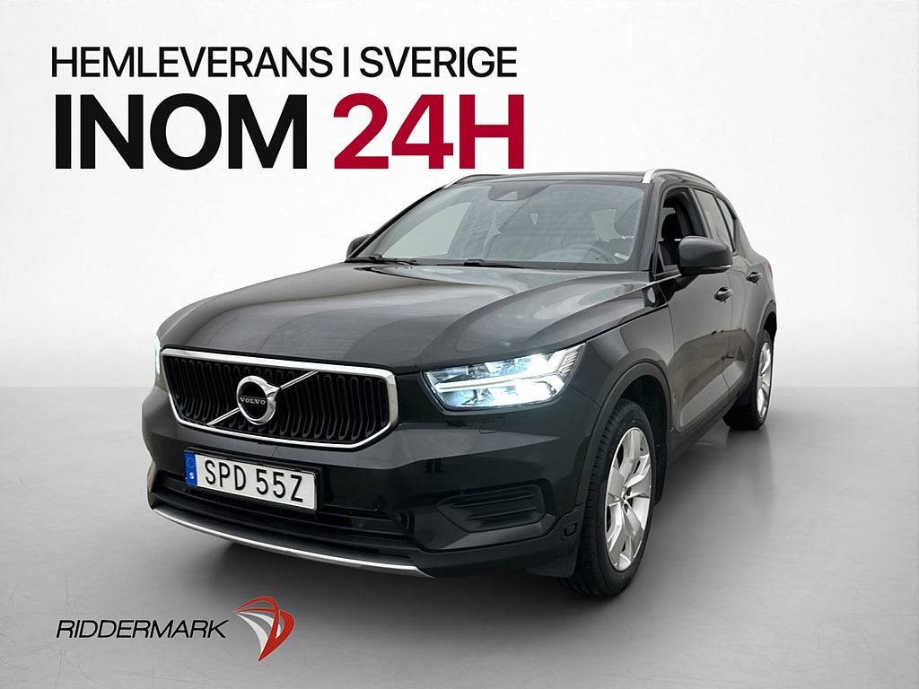 Volvo XC40 T3 Advanced Värmare Kamera Drag CarPlay Rattvärme