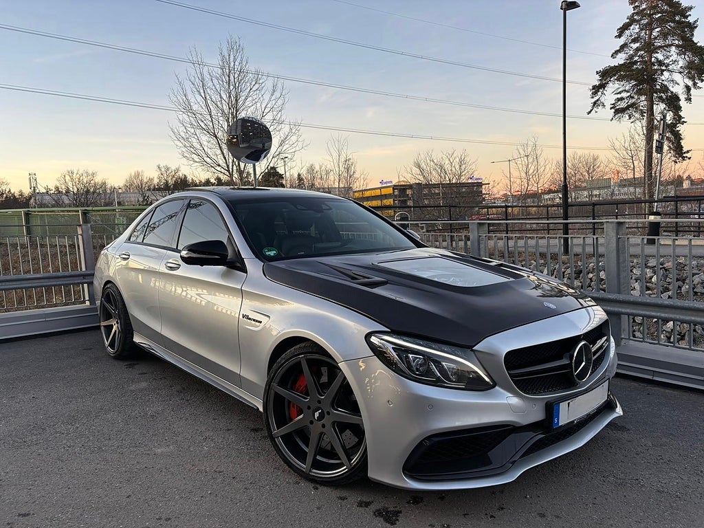 Mercedes-Benz AMG C63 S Renntech S1 640hk Panorama Burmester 360° HUD