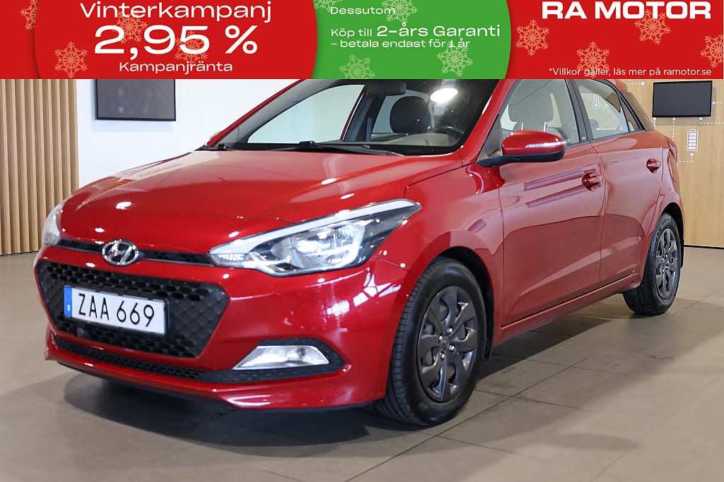 Hyundai i20 1,2 Move! 5D Bluetooh Motorvärmare 2018